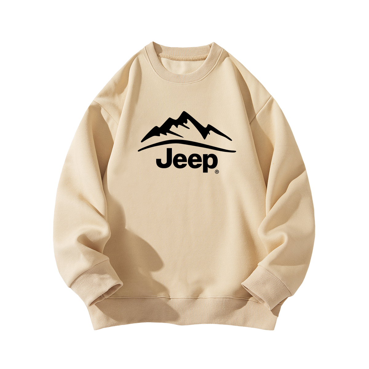 Свитшот Jeep logo (серый) — фото 25