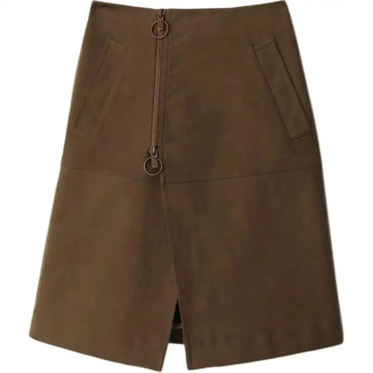 Burberry A-Line High Waist Skirt