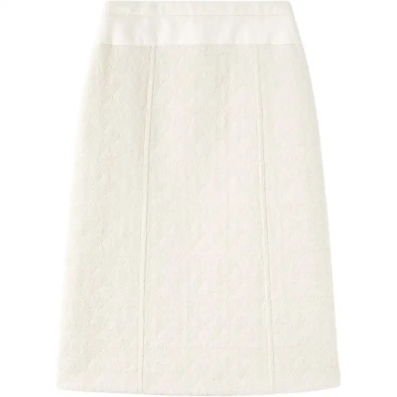 Loro Piana FW24 Casual Long Skirt Women's White