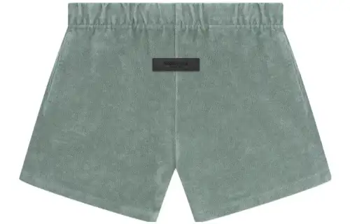 Fear of God Essentials Drop2 SS23 Kids Running Terry Short Sycamore Solid Color Sports Shorts Children's Haze Blue