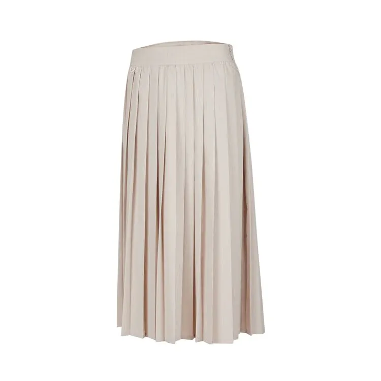 Nike SS25 Casual Long Skirt Women's Light Khaki