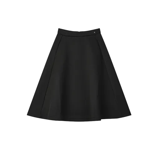 FILA MILANO Casual Long Skirt Women's Jet Black