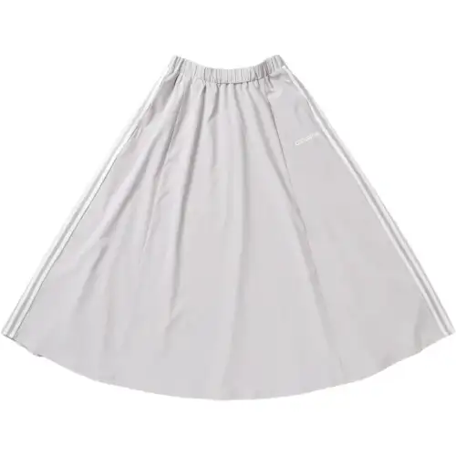 Converse Stretch Sideline Goard Casual Long Skirt Women's Light Gray