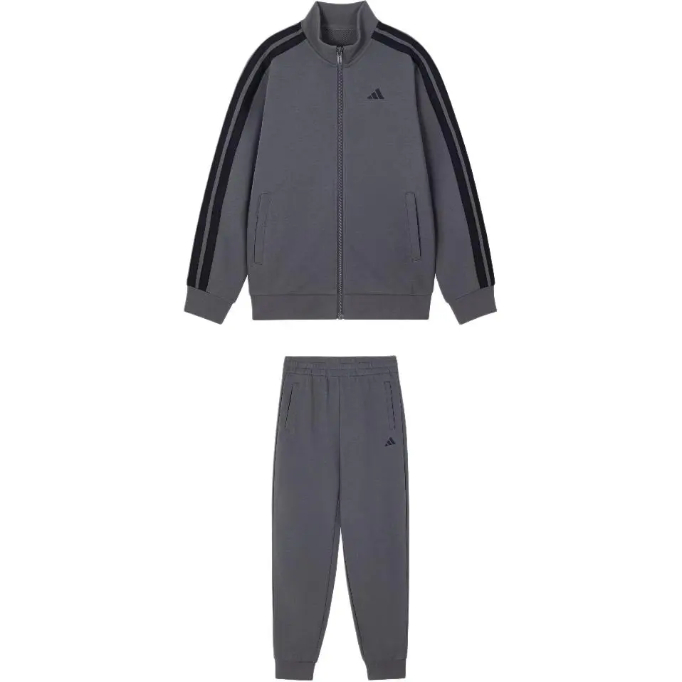 Adidas Casual Sportswear JK VR TRACKSUIT Dark Gray Children Aged 3 7 Years Old