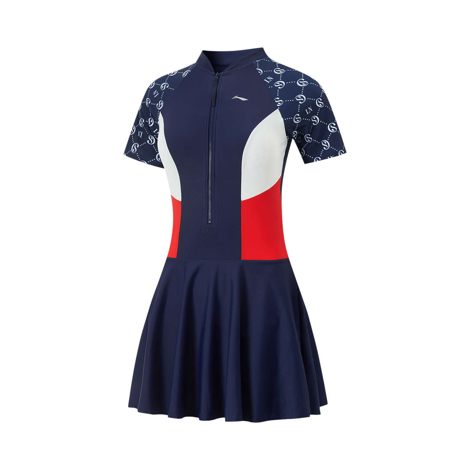Li Ning Swim Collection One piece Swimsuit Women’s Dark Bowl Blue