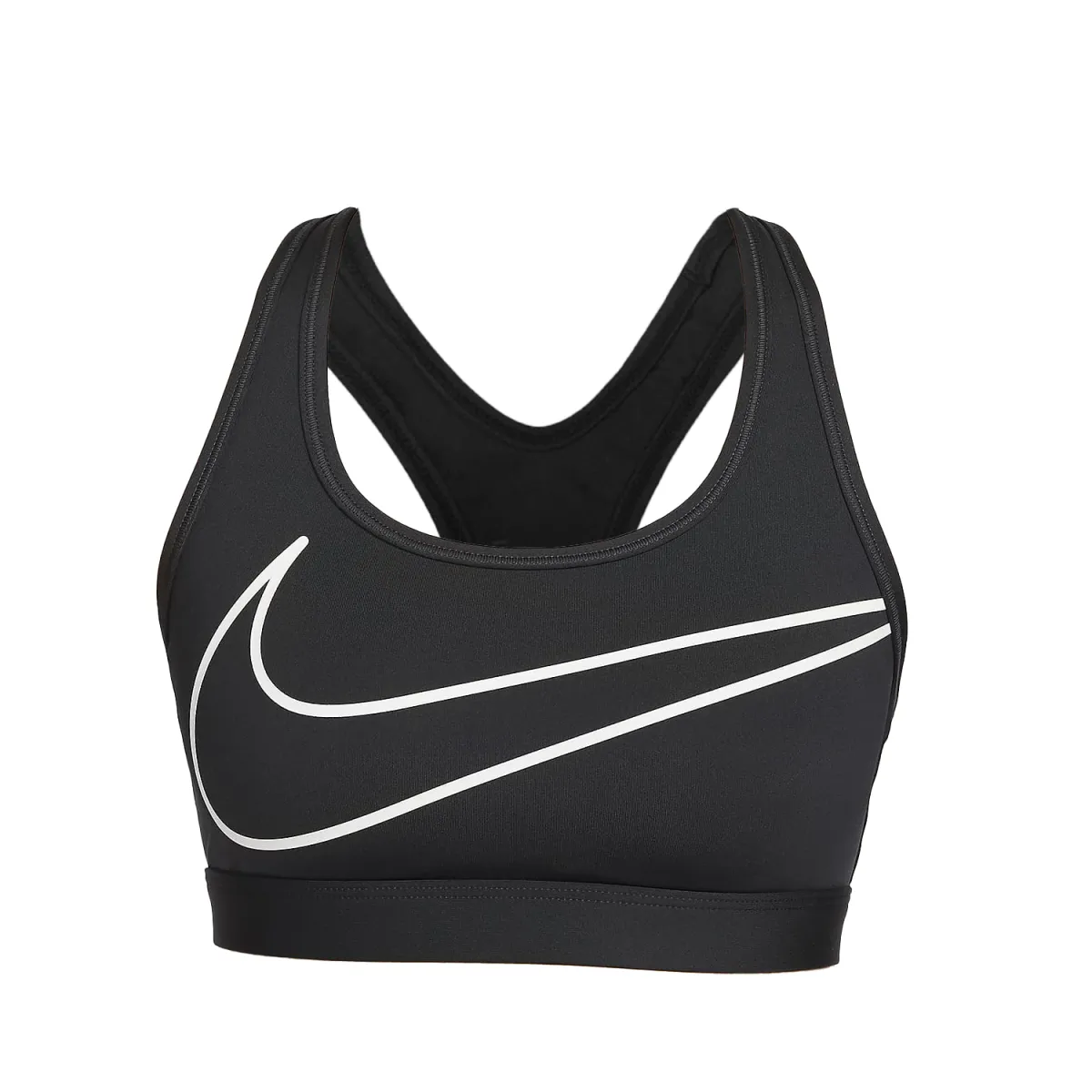 Nike Swoosh Medium Support Sports Underwear Women's Gray Black