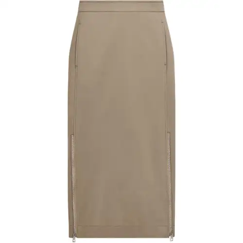 DIOR Casual Long Skirt Women's Olive