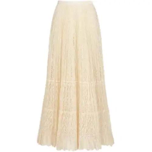DIOR Casual Long Skirt Women's Beige
