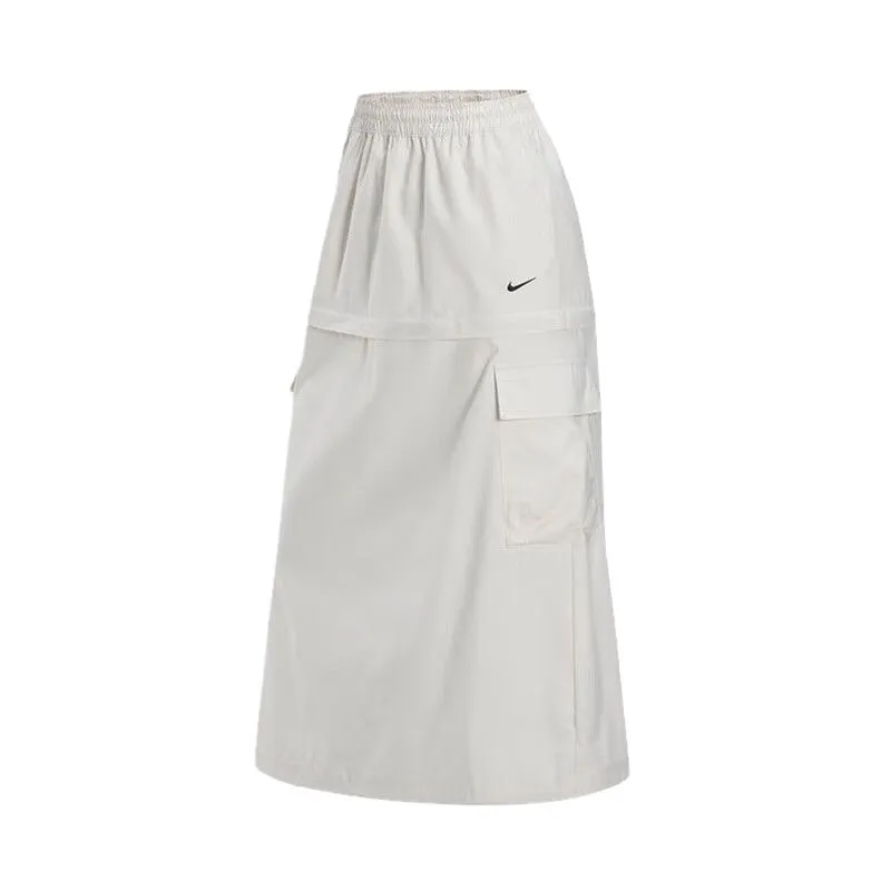 Nike Sportswear ESSENTIAL Casual Long Skirt Women's White