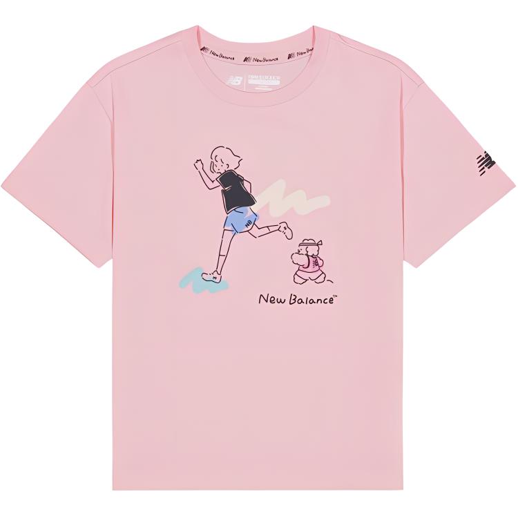 Футболка New Balance T (розовая)