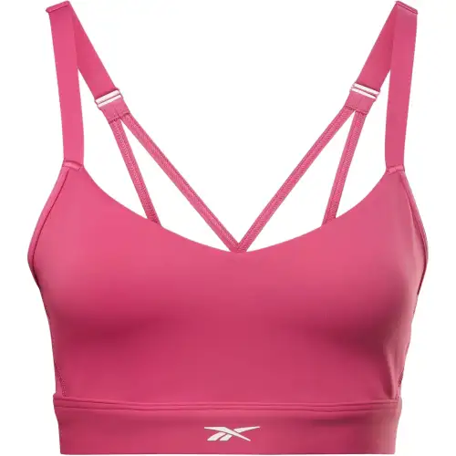 Reebok Lux Strappy Sports Bra Sports Underwear Women's Pink