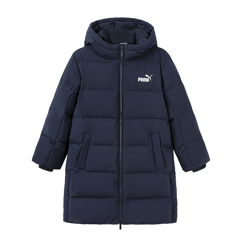 Сапоги PUMA Sportstyle BIG WISESHIELD LOGO LONG DOWN COAT (темно-синие)
