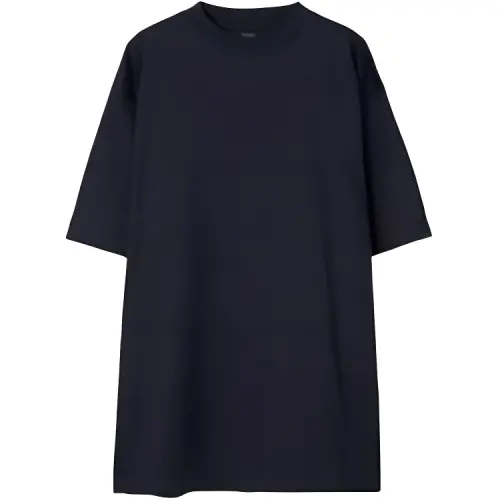 Balenciaga T Shirts Men's Black Crew Neck