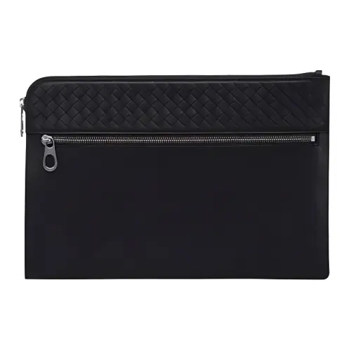 Bottega Veneta Calfskin Clutch Regular Men's Black