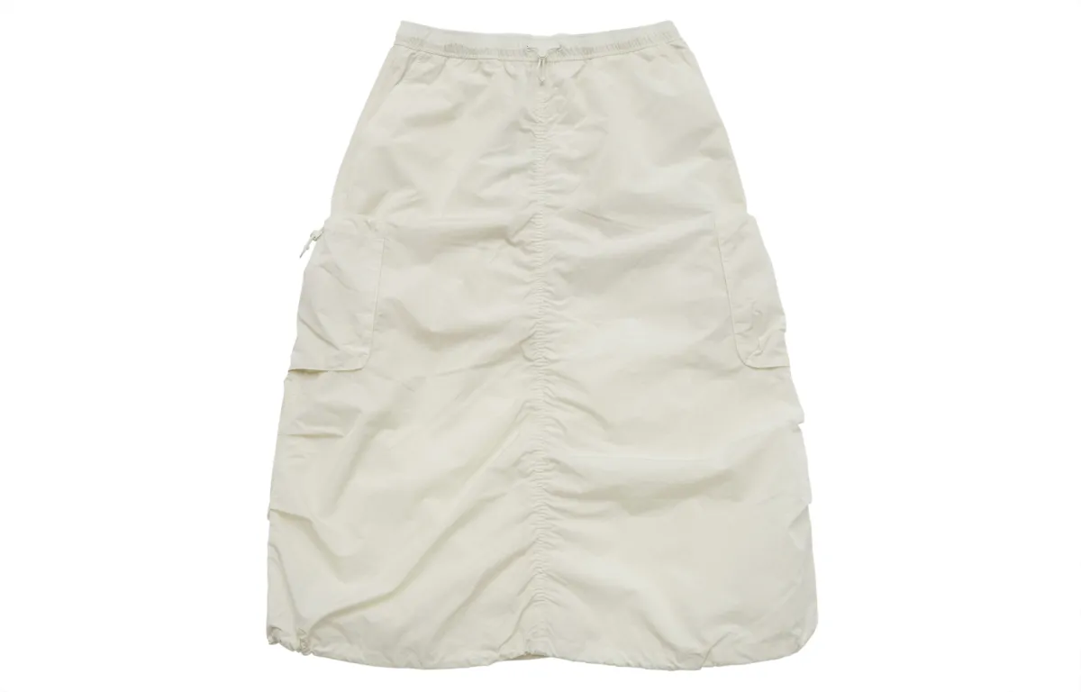 MLB New York Yankees Basic Collection SS25 Casual Long Skirt Women's Ivory
