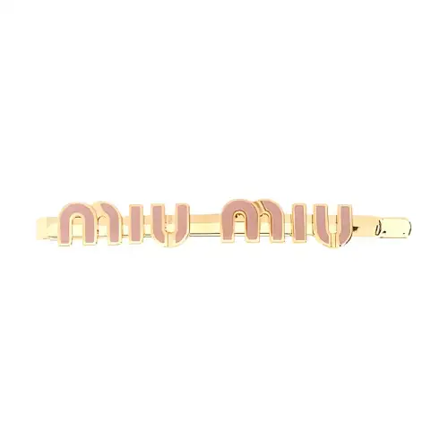 MIU MIU Hair Clips Women's Gold