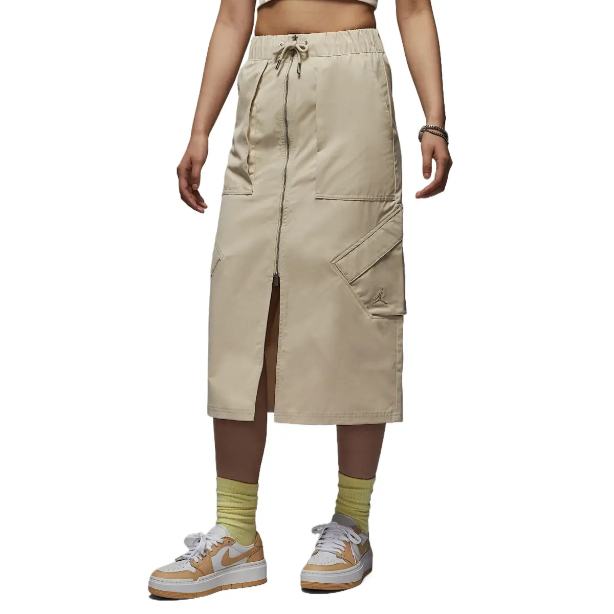 Jordan Chicago Casual Long Skirt Women's Rattan Yellow