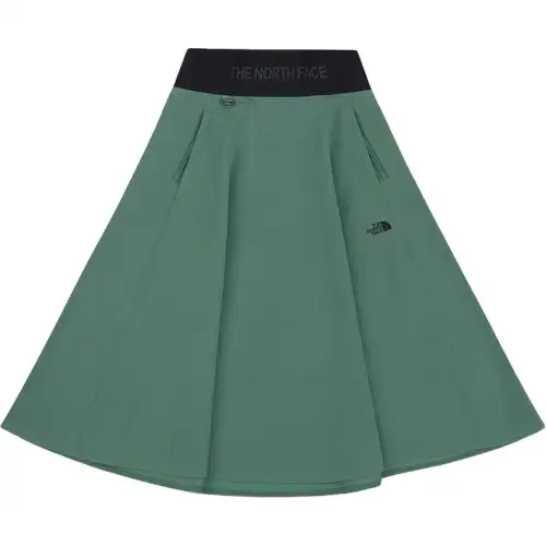 THE NORTH FACE Urban Exploration SS25 Casual Long Skirt Women's Duck Green