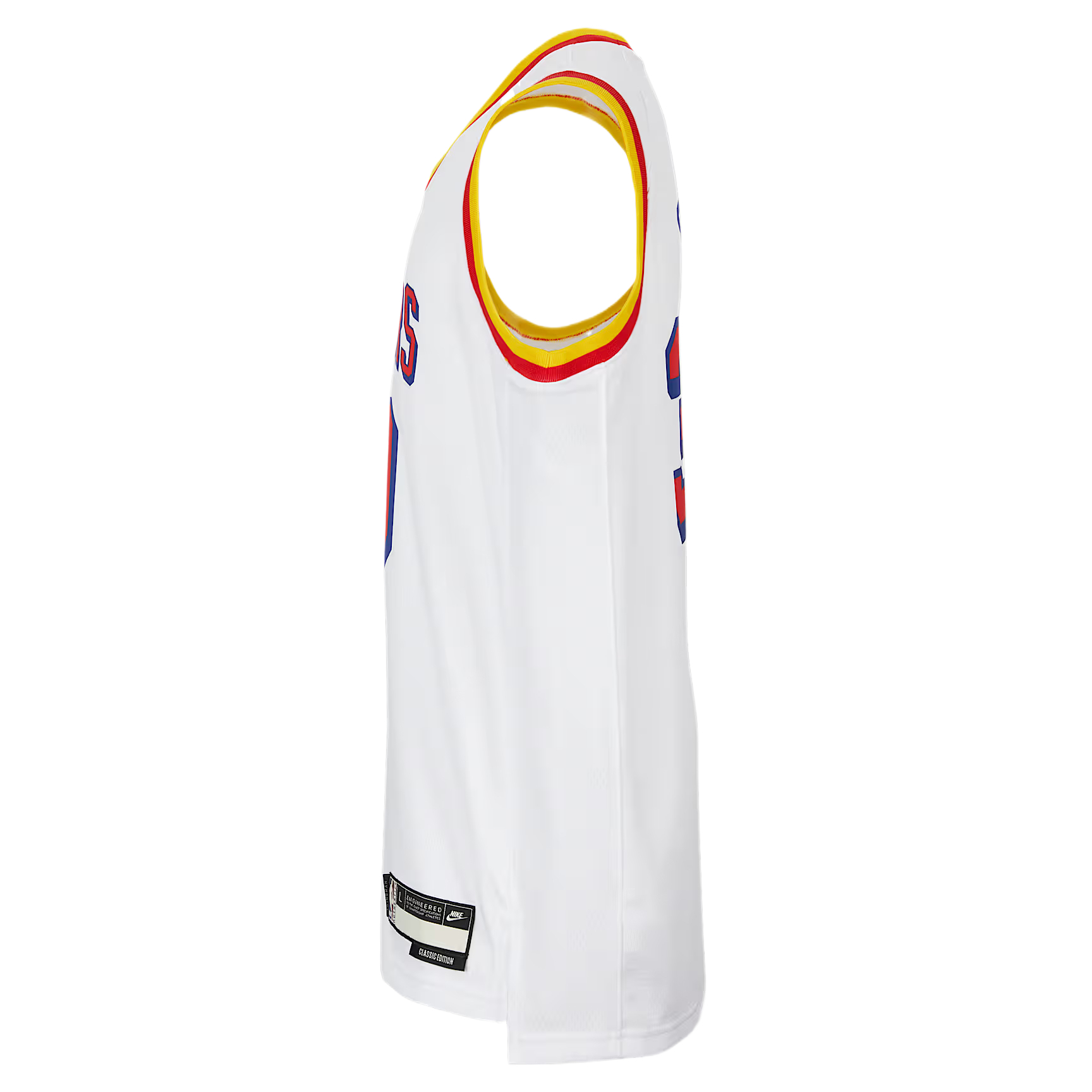 Мужская футболка Nike/ DRI-FIT NBA Hardwood ClassicsSwingman Jersey (белый) — фото 3
