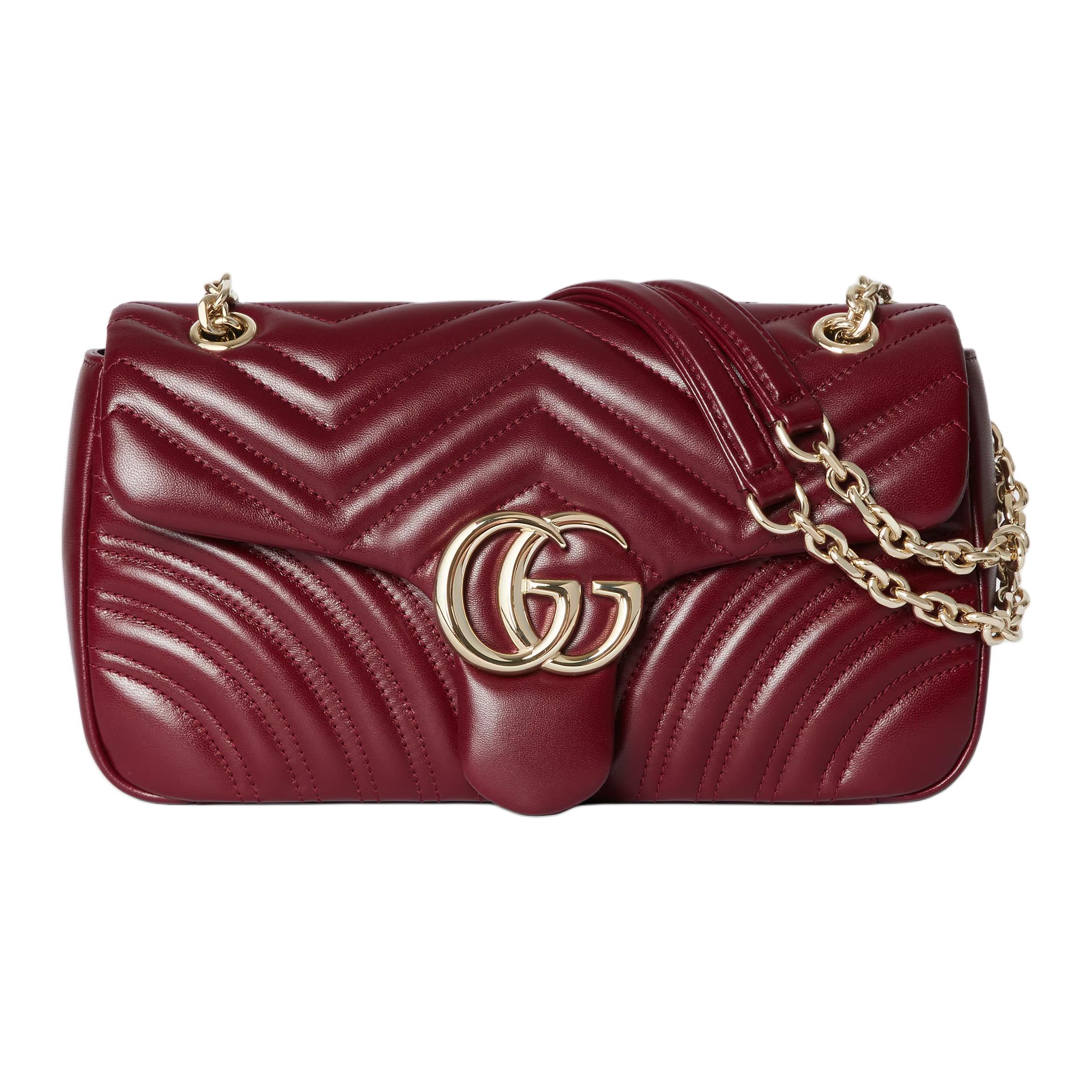 Женская сумка Gucci GG Marmont (красная)