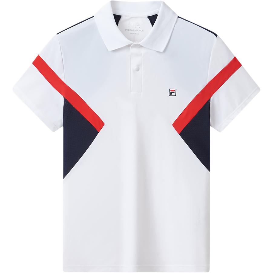 Мужская футболка поло Fila KIDST Golf Polo (бело-зеленая)