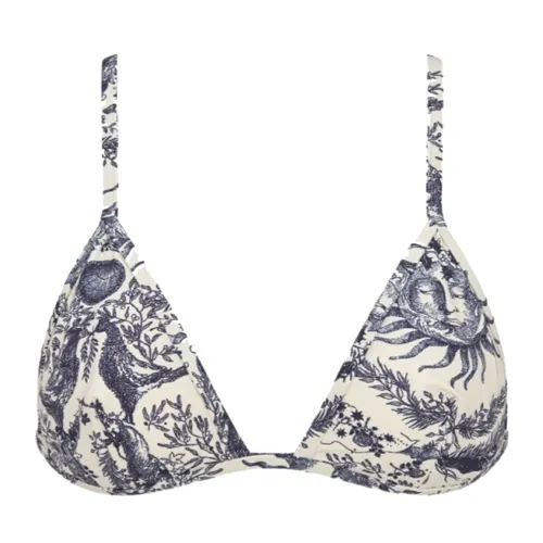 Christian DIOR Toile De Jouy Soleil Bikini Top