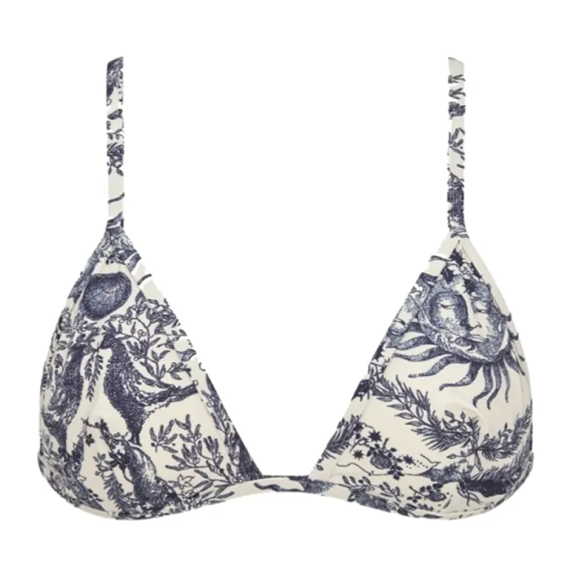 Christian DIOR Toile De Jouy Soleil Bikini Top
