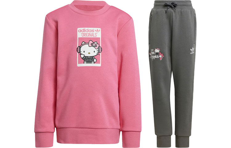Женский костюм adidas adidas originals x Hello Kitty/ HELLO KITTY CREW SET (розовый)