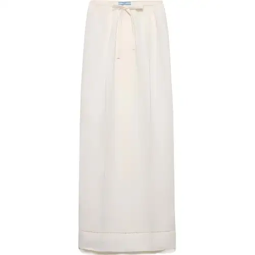 PRADA Logo embroidered Skirt