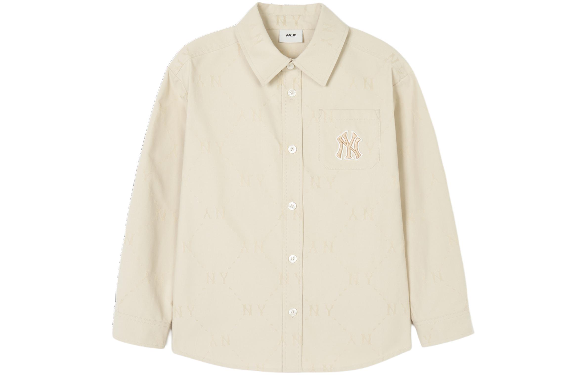 Рубашка MLB New York Yankees (кремовая)