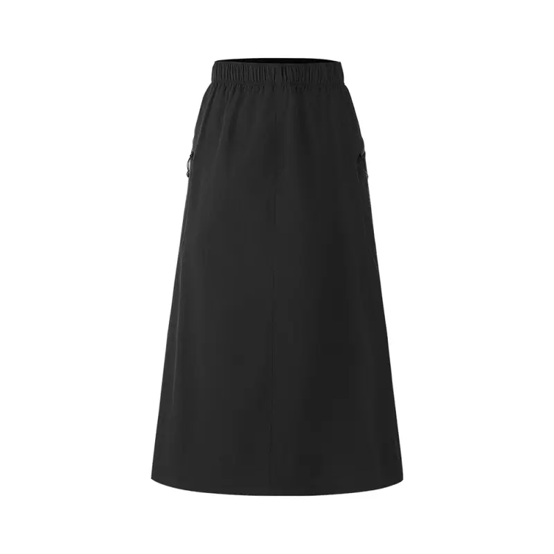 THE NORTH FACE Urban Exploration SS25 Casual Long Skirt Women's Cosmic Black