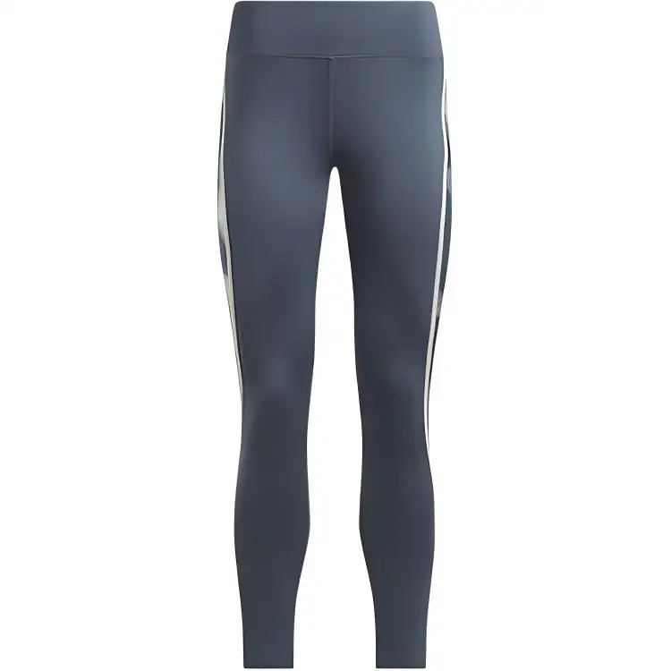 Reebok Running Allover Print Leggings Sports Pants Women's Blue