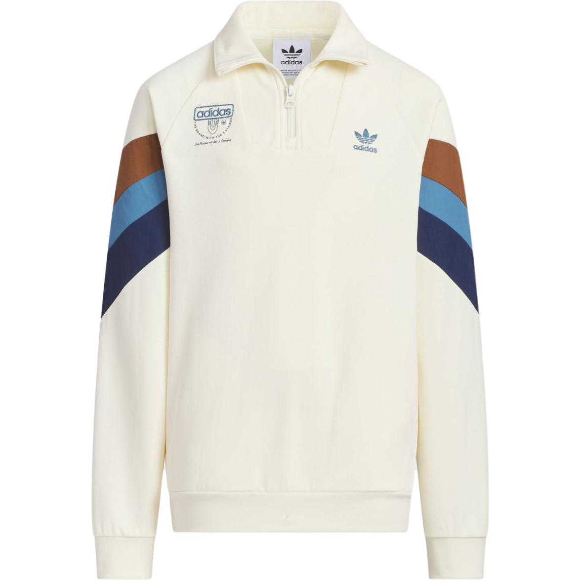 Мужской лонгслив adidas originals JK POLO CREW (белый)