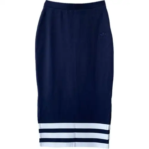Adidas Originals Casual Long Skirt Women's Marine Blue