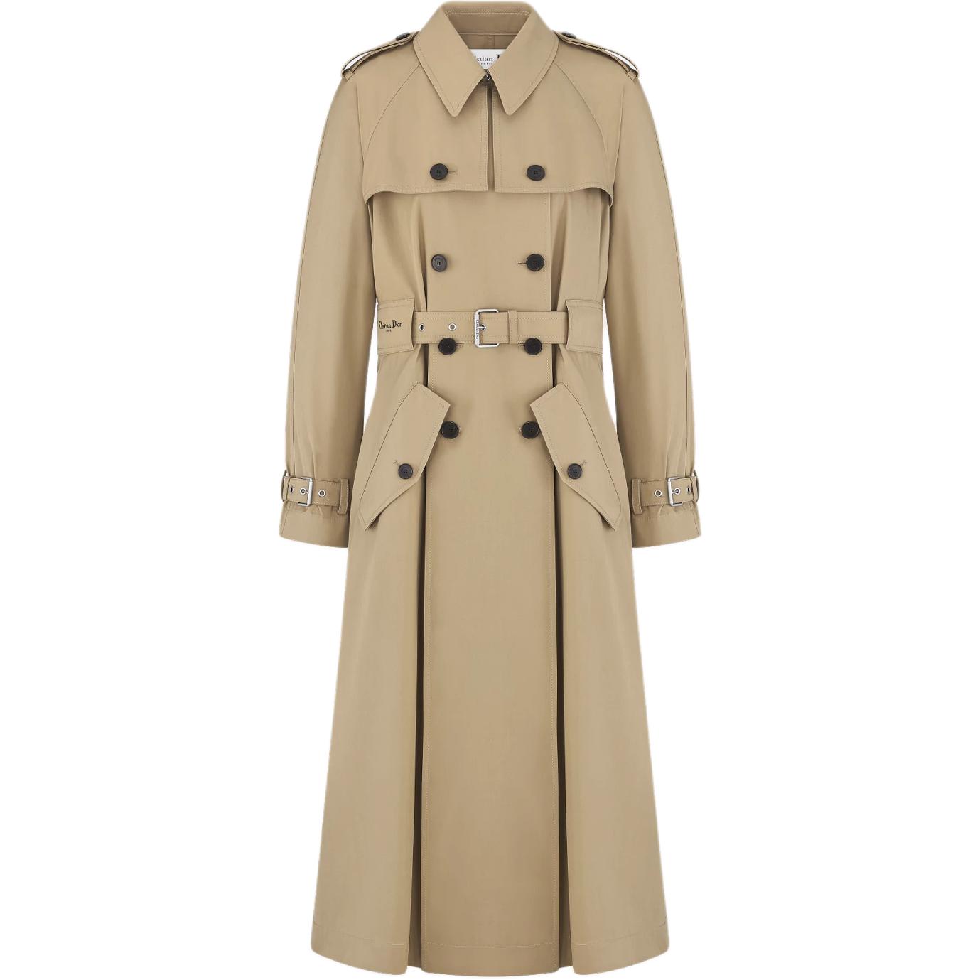 Christian DIOR Double Breasted Belted Coat