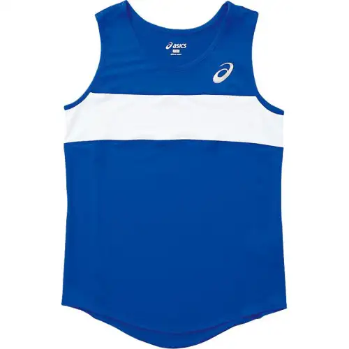 ASICS Sleeveless Sports Shirts Women's Blue Other
