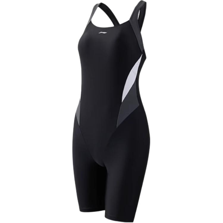 Li Ning Sports Series One piece Swimsuit Women’s Elegant Black