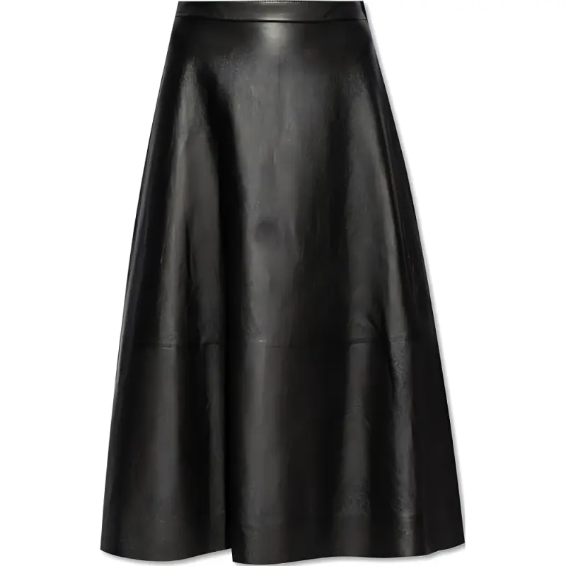Balenciaga A Line Draped Skirt