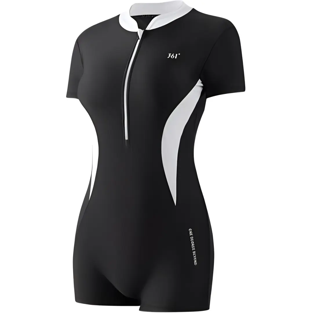 361° One piece Swimsuit Women's Black White