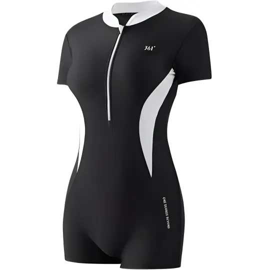 361° One piece Swimsuit Women's Black White
