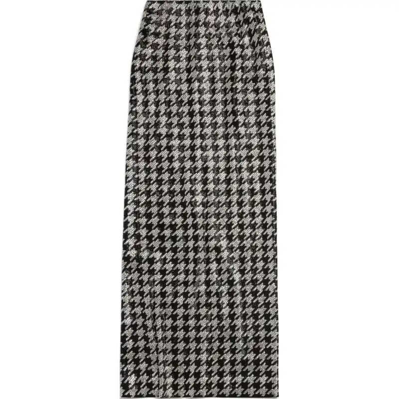 Balenciaga Casual Long Skirt Regular Fit Women's Black