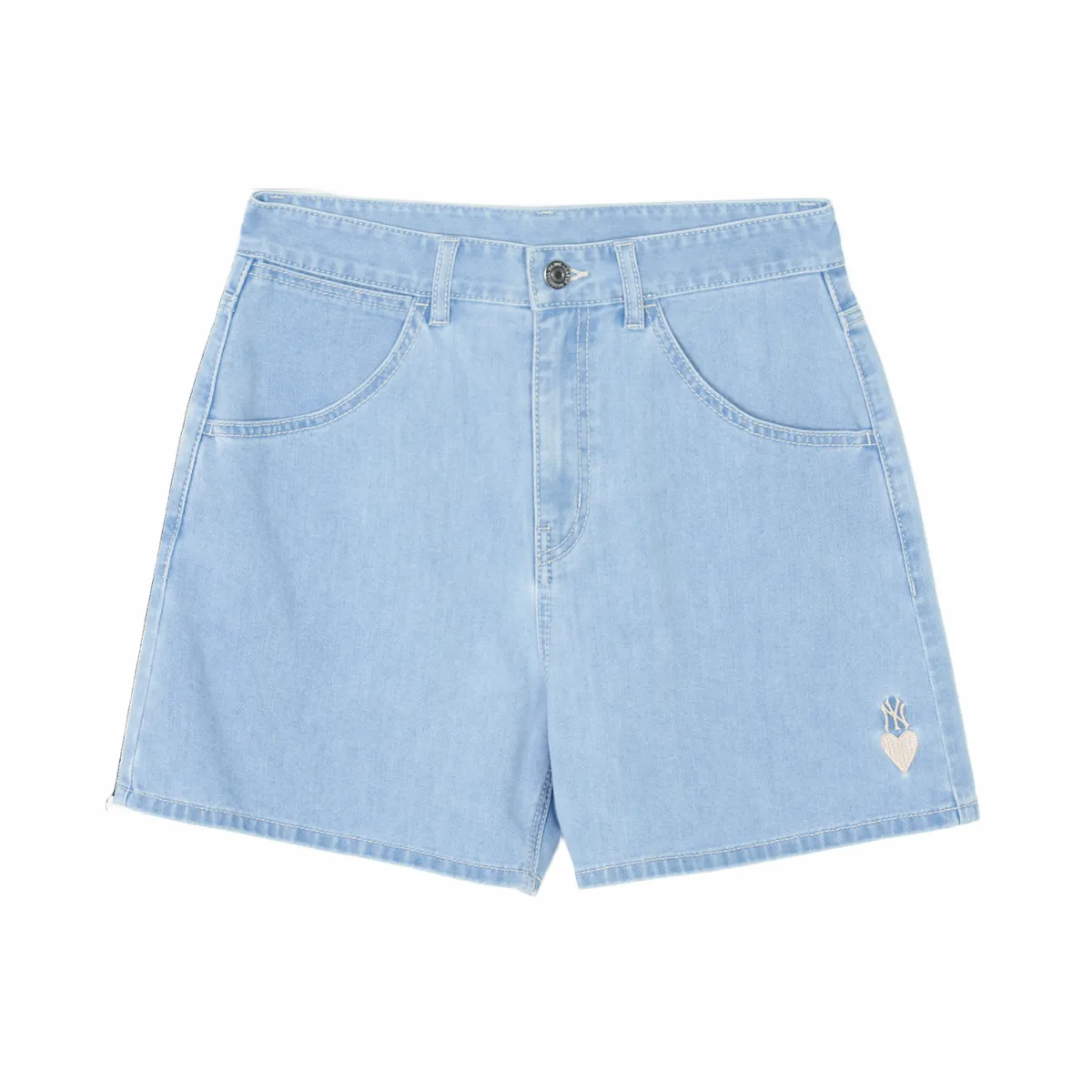 MLB New York Yankees Denim Shorts Women's Blue