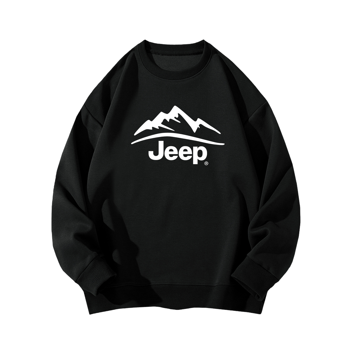 Свитшот Jeep logo (серый) — фото 7