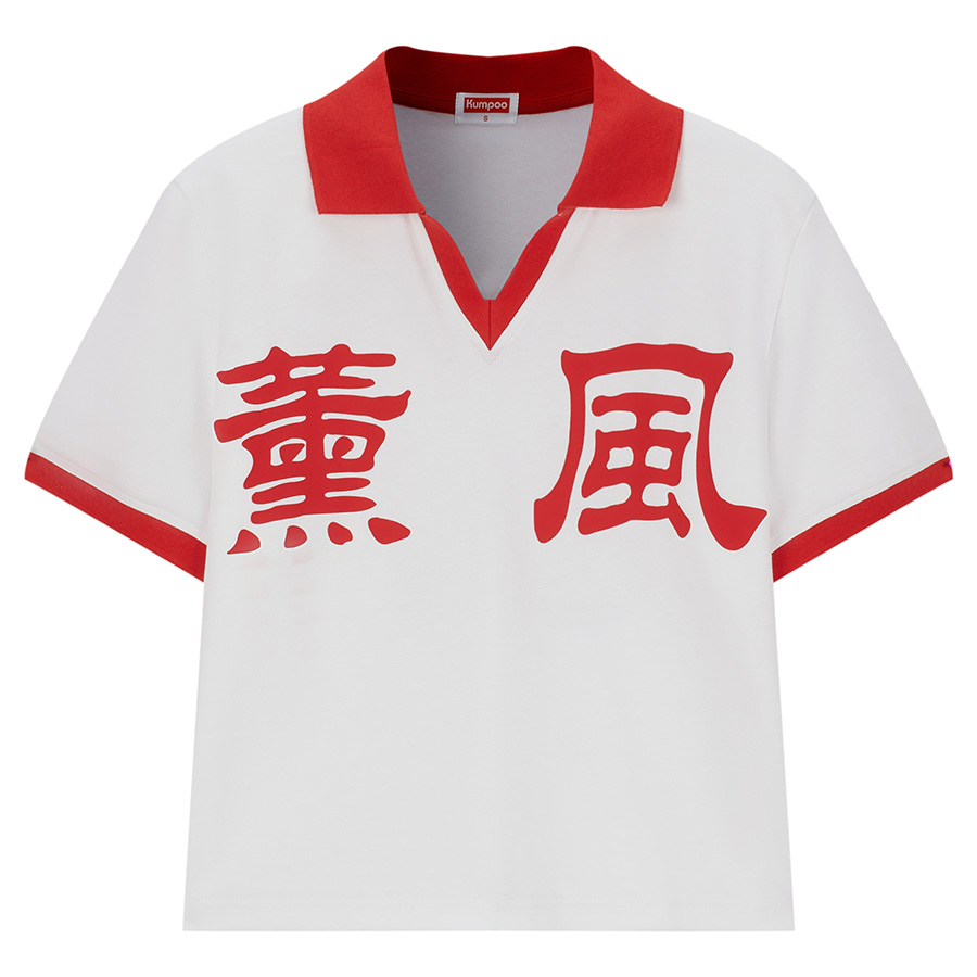 KUMPOO Badminton Jersey Women’s White