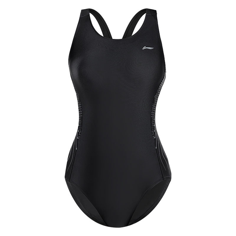 Li Ning Smoothly Glide One piece Swimsuit Women’s Elegant Black