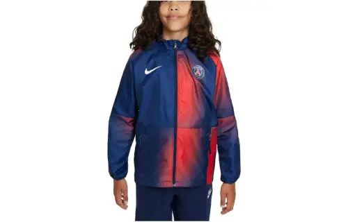 Jordan Children's jacket, blue football uniform for boys, children's clothing, with your logo imprint, gradient