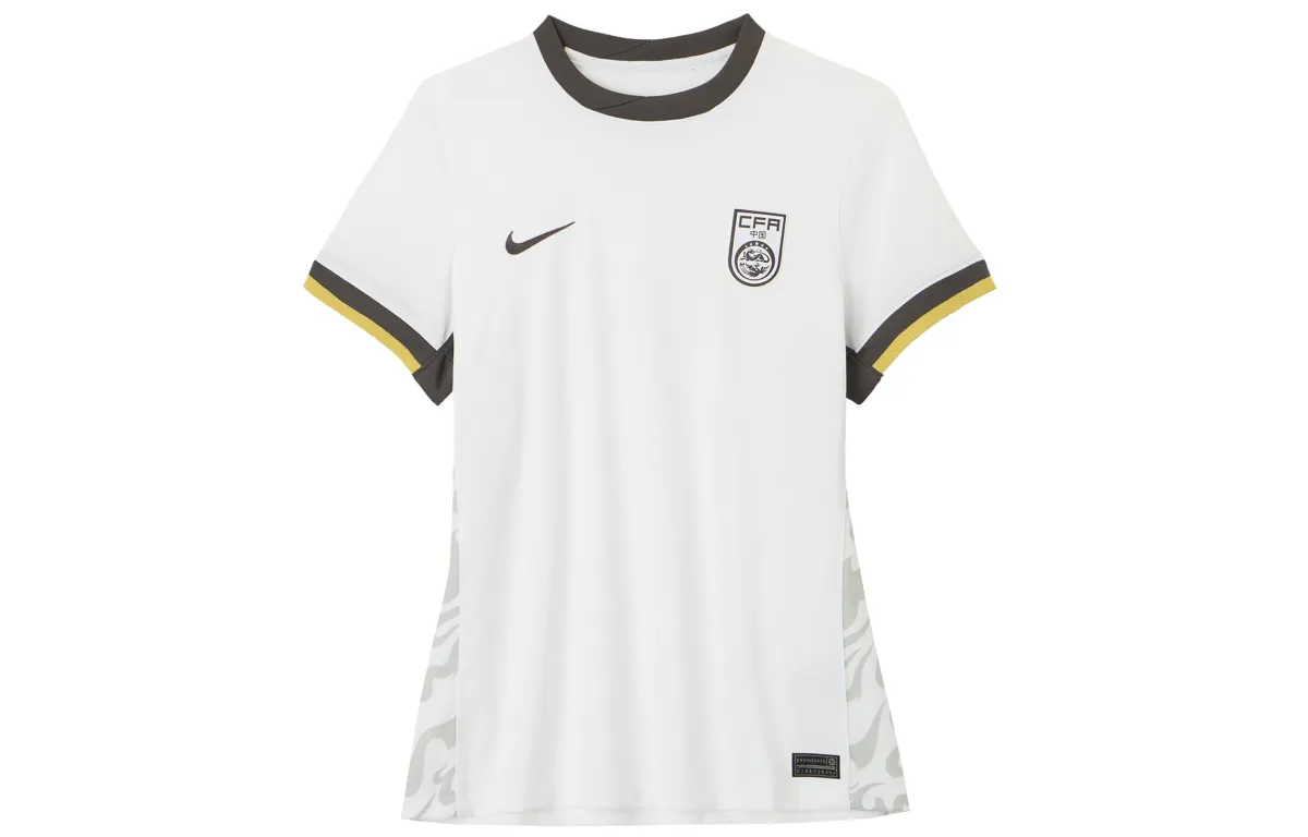 Nike China National Team Dri FIT Soccer Jersey Fan Edition Women's White/Medium Gray
