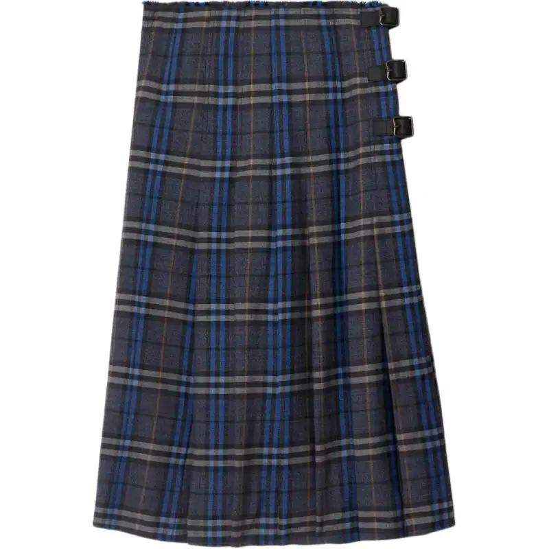 Burberry SS25 Casual Short Skirts Women's Bright Oxford Blue