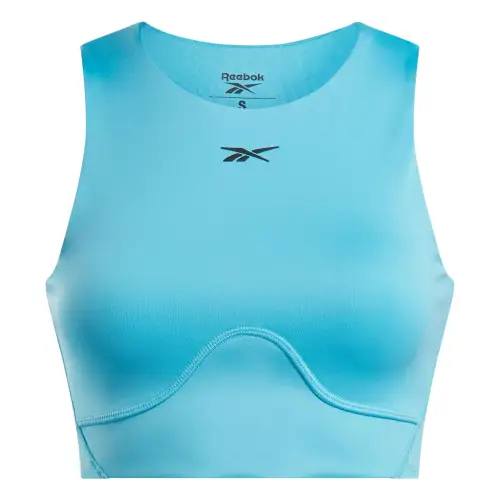 Reebok Lux Contour Crop Sport Vests Women's Dark Cyan
