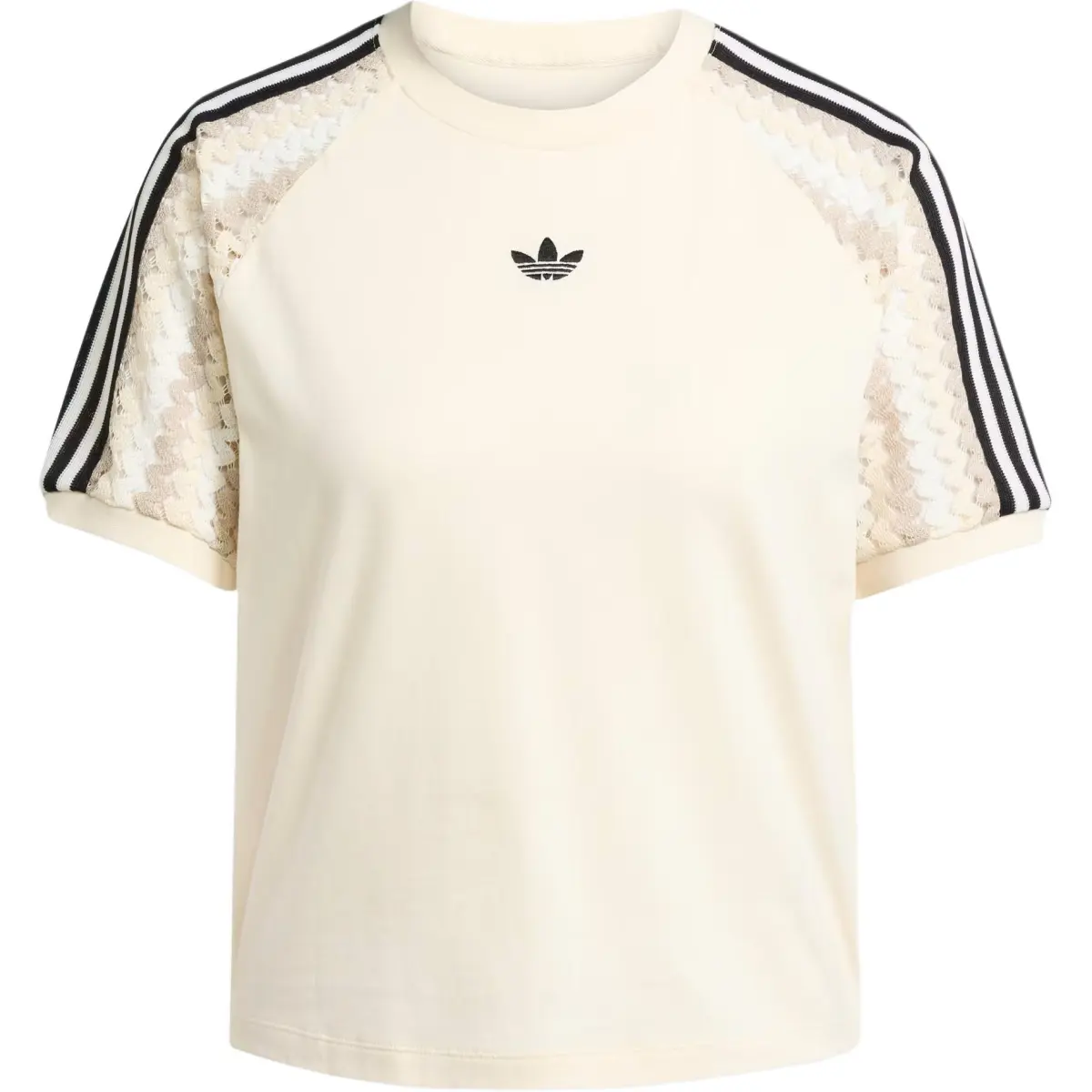 Adidas Originals Cali 3-stripe mesh-insert T-shirt